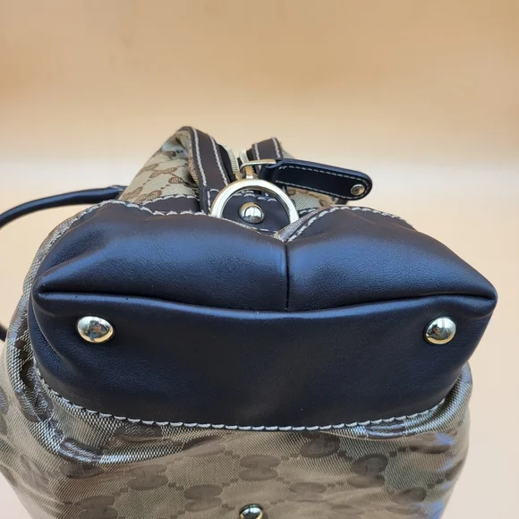 GUCCI GG Crystal Hand Bag Coated Canvas..Authentic..w/COA - Picture 14 of 17